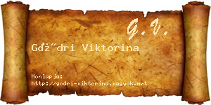 Gödri Viktorina névjegykártya
